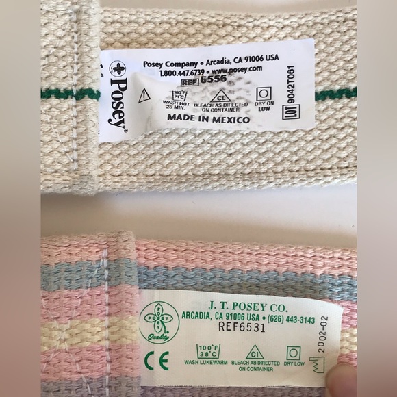 Posey Lift Transfer Gait Assist Belts CNA Nursing Home Health Aid Hospital 6556 - Picture 4 of 15